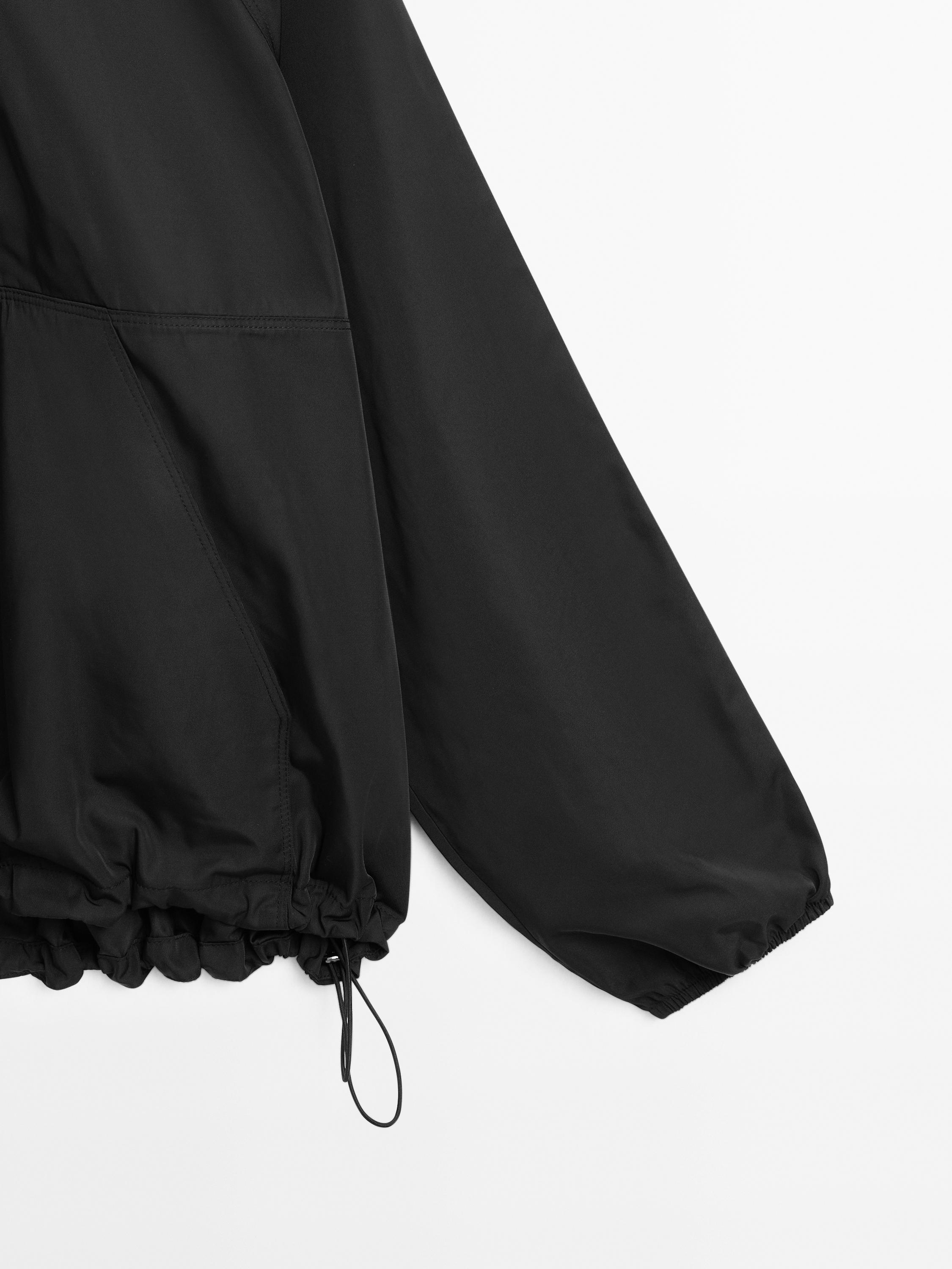 Sweat à fermeture Éclair en tissu technique